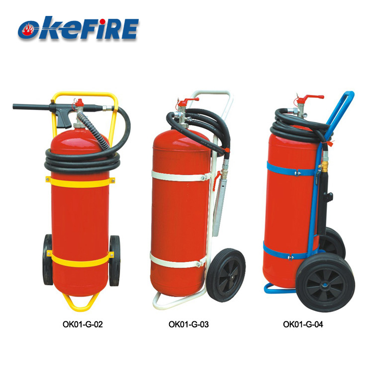 Portable Foam Fire Extinguisher With Trolley