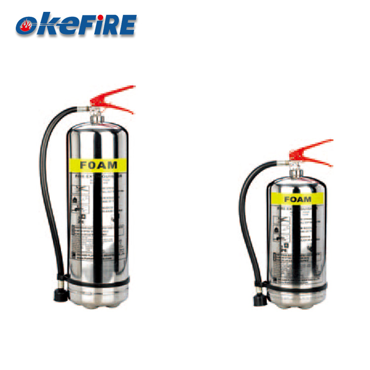 Okefire Stainless Steel Foam Fire Extinguisher