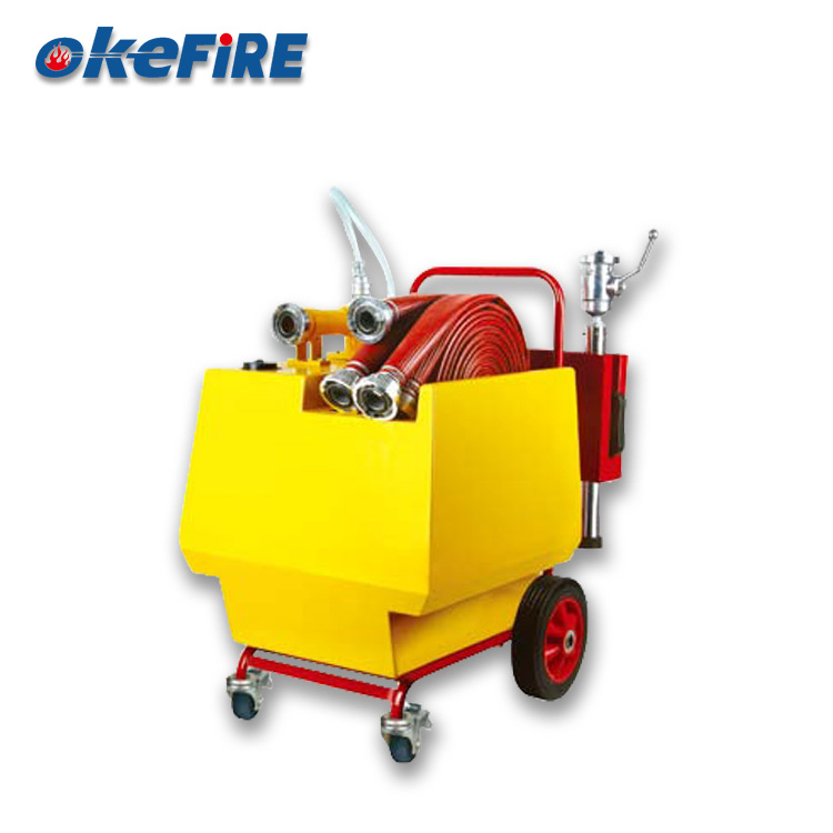 Okefire Foam Fire Extinguisher Cart With Indicator