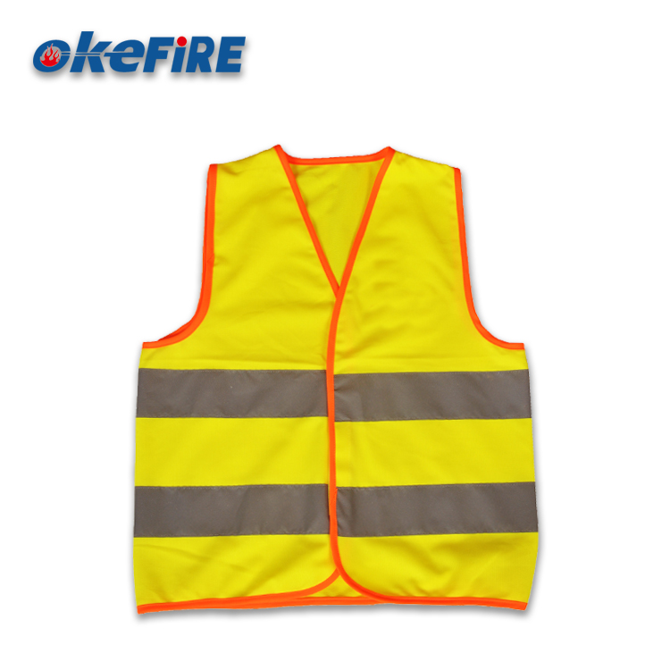 Okefire Child Yellow Safety Reflective Vest