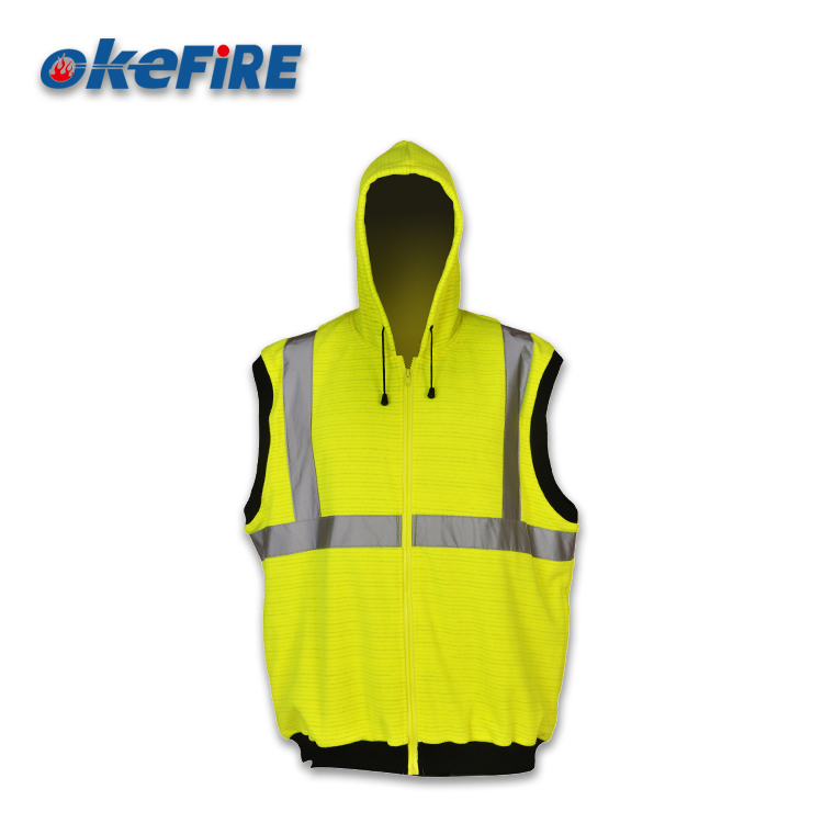 Okefire 100% Polyester Reversible Work Wear Safety Jacket