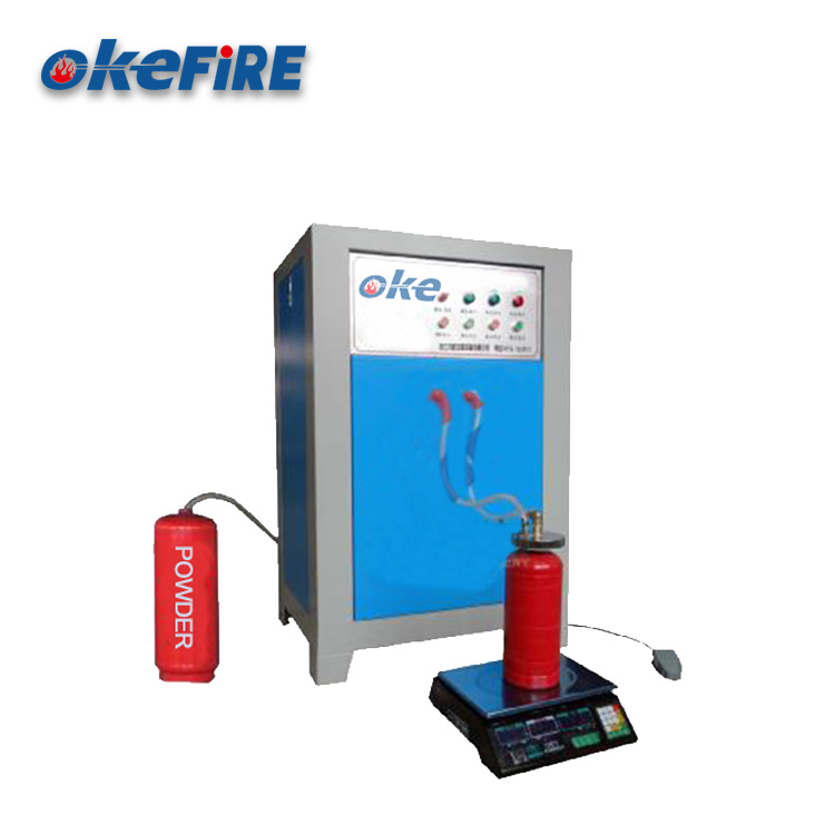 Okefire Semi Manual ABC Powder Filling Machine For Fire Extinguisher