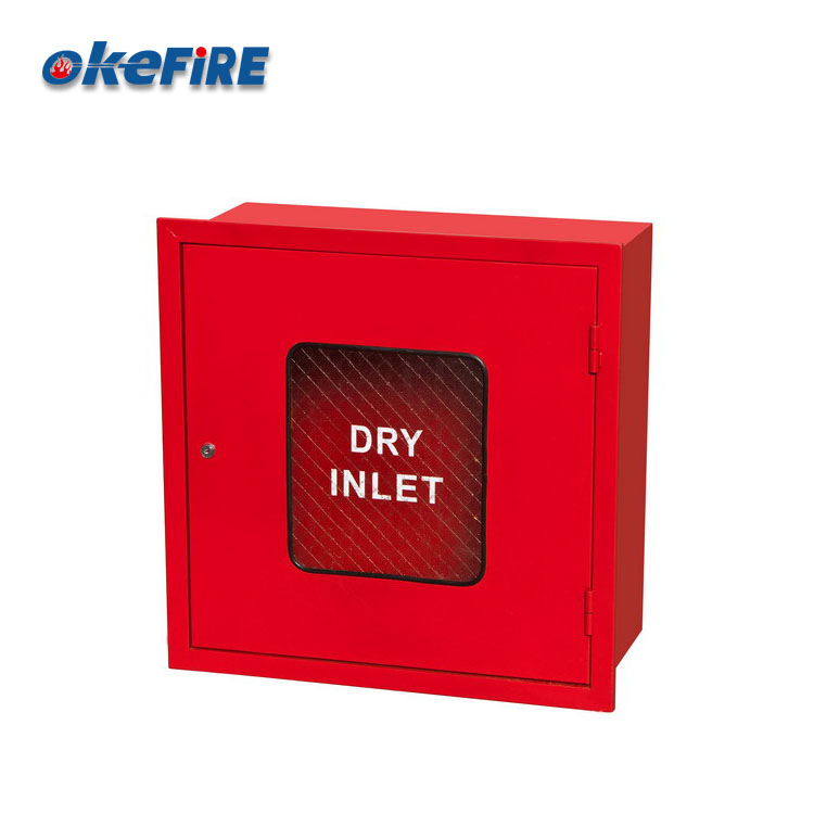 Okefire Fire Glass Steel Cabinet With Plastic Door